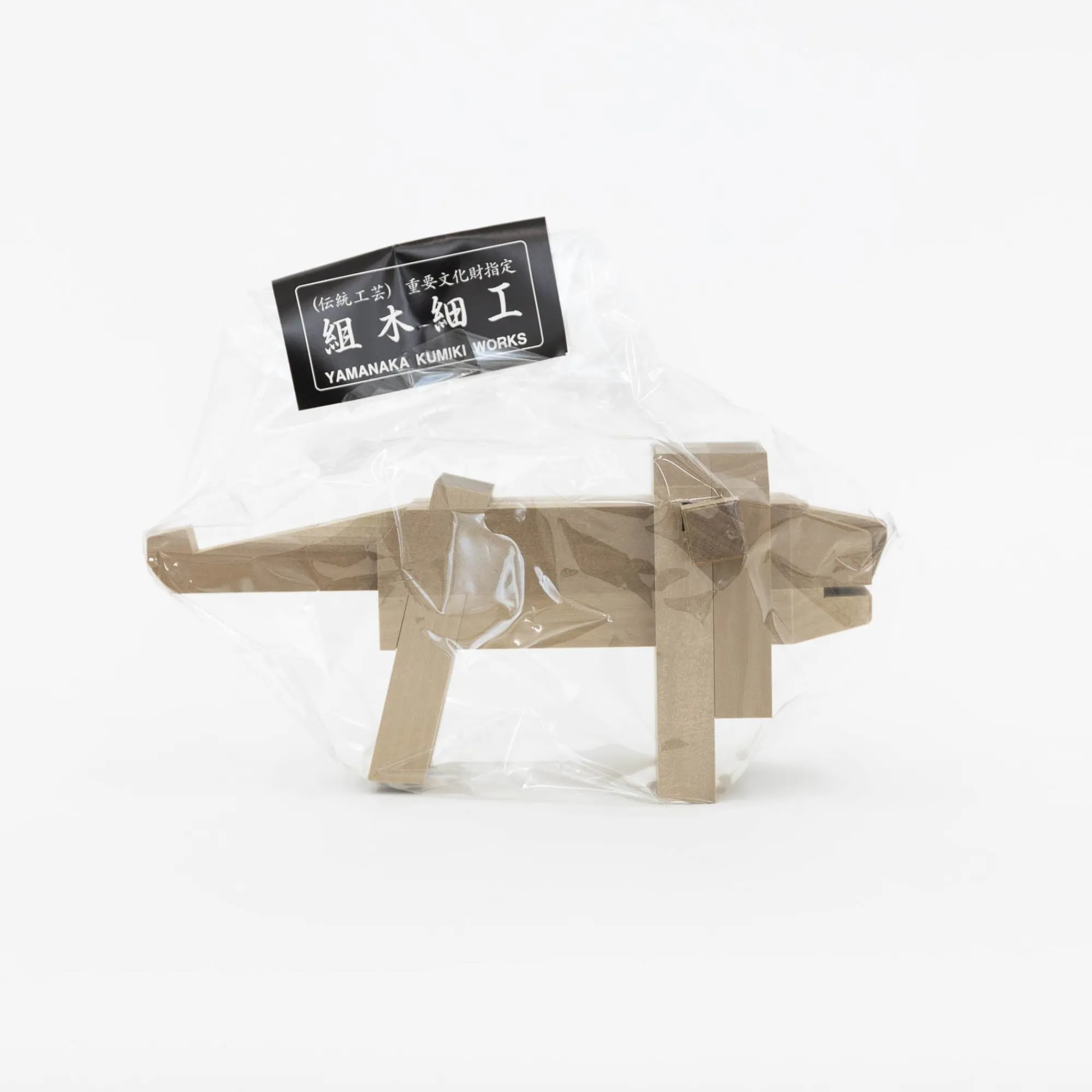 Tortoise-Unknown, Japan Vintage*116 Discontinued , Braided Wood Puzzle - Lion