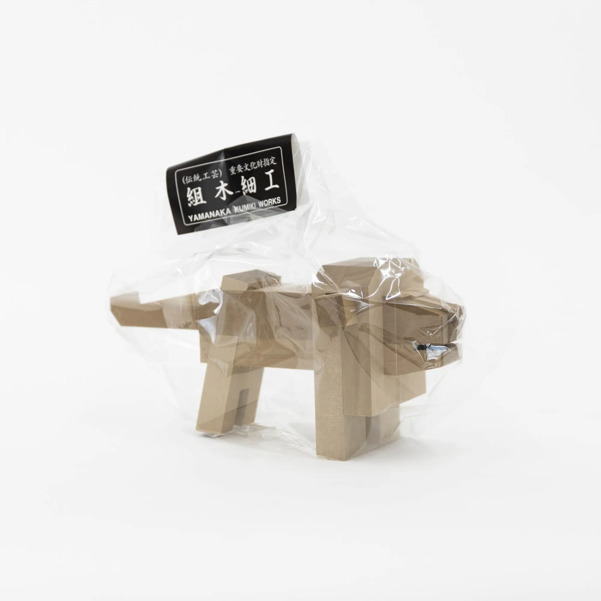 Tortoise-Unknown, Japan Vintage*116 Discontinued , Braided Wood Puzzle - Lion