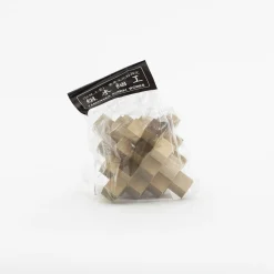 Tortoise-Unknown, Japan Vintage*119 Discontinued, Braided Wood Puzzle - 19 Pcs Kumiki