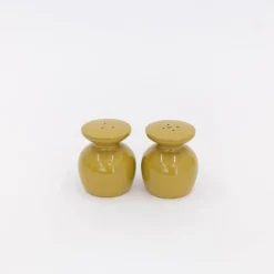 Tortoise-Unknown, Japan Vintage*104 60'S, Salt And Pepper Shaker - Mustard 2