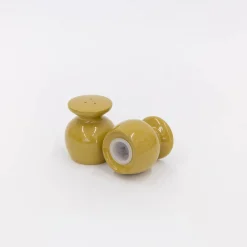 Tortoise-Unknown, Japan Vintage*104 60'S, Salt And Pepper Shaker - Mustard 2