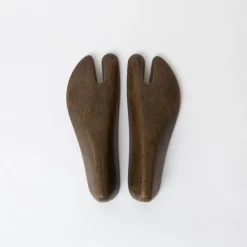 Tortoise-Unknown, Japan Vintage*021 Unknown, Japan Wood Objects (Set Of 2)