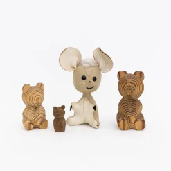 Tortoise-Unknown, Japan Vintage*094 Wooden Bear Object From The Ainu