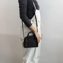 TORTOISE-yellow paper Bags & Wallets*Aeta Deer Leather Boston Mini Shoulder Bag Da39