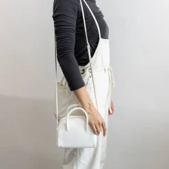TORTOISE-yellow paper Bags & Wallets*Aeta Deer Leather Boston Mini Shoulder Bag Da39