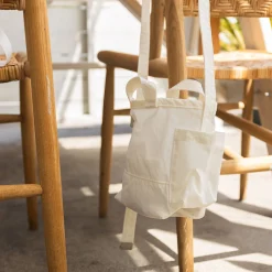 TORTOISE-yellow paper Anunfold Bags & Wallets*Anunfold Side Pocket Mini Bag - White