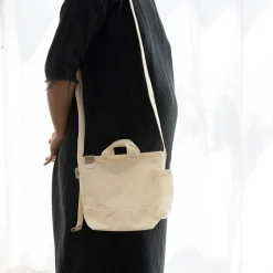 TORTOISE-yellow paper Anunfold Bags & Wallets*Anunfold Side Pocket Mini Bag - White