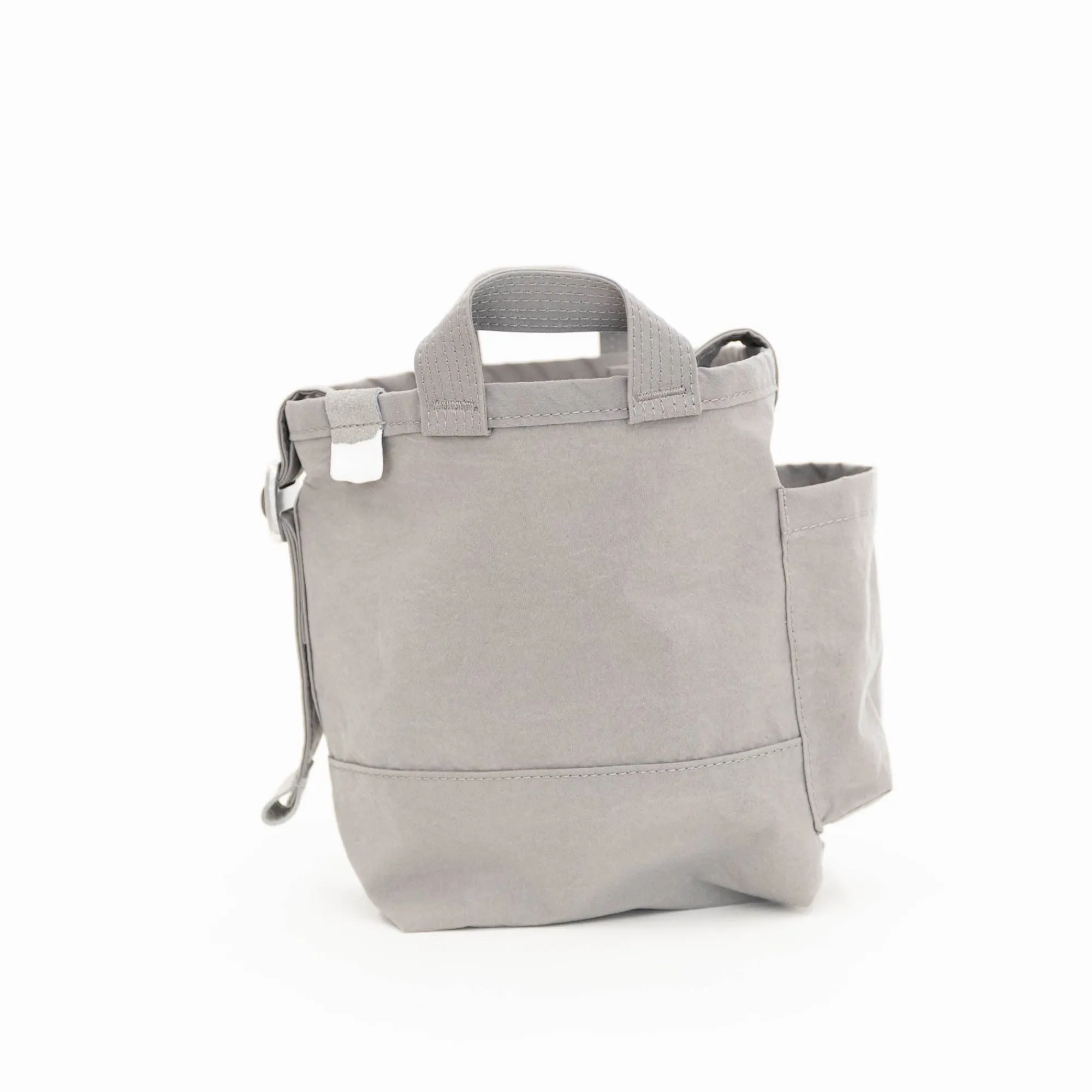 TORTOISE-yellow paper Anunfold Bags & Wallets*Anunfold Side Pocket Mini Bag - Gray