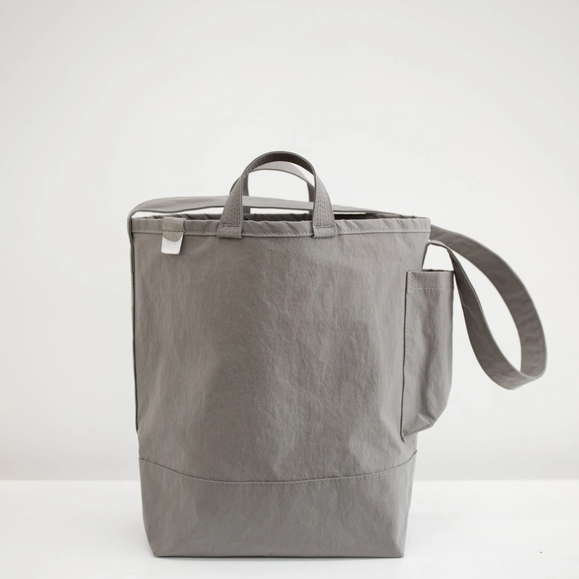TORTOISE-yellow paper Anunfold Bags & Wallets*Anunfold Side Pocket Tote Bag Pt - Gray