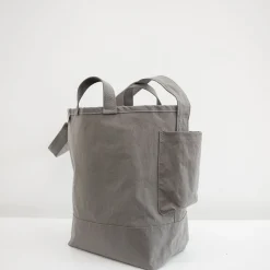 TORTOISE-yellow paper Anunfold Bags & Wallets*Anunfold Side Pocket Tote Bag Pt - Gray