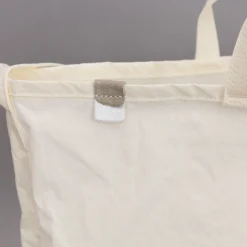 TORTOISE-yellow paper Anunfold Bags & Wallets*Anunfold Side Pocket Tote Bag - White