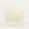 TORTOISE-yellow paper Anunfold Bags & Wallets*Anunfold Travel Tote - White