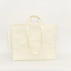 TORTOISE-yellow paper Anunfold Bags & Wallets*Anunfold Travel Tote - White
