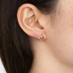 Black Barc Jewelry*'Heart' Stud Earrings No. 14