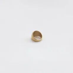 Black Barc Jewelry*'Noki Cigar Band' Ring With Diamond