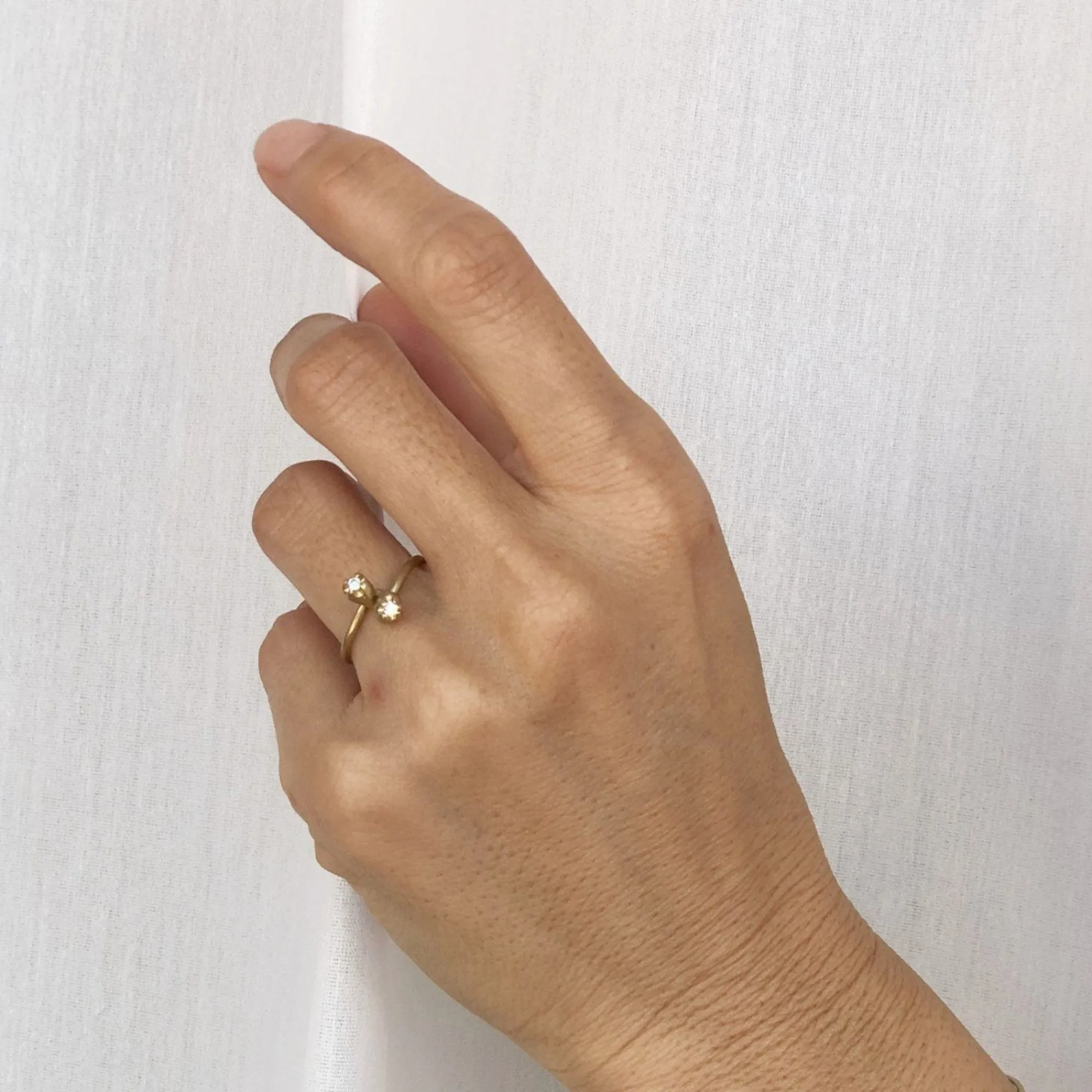 Black Barc Jewelry*'Ren' Ring With Diamonds - Special Order