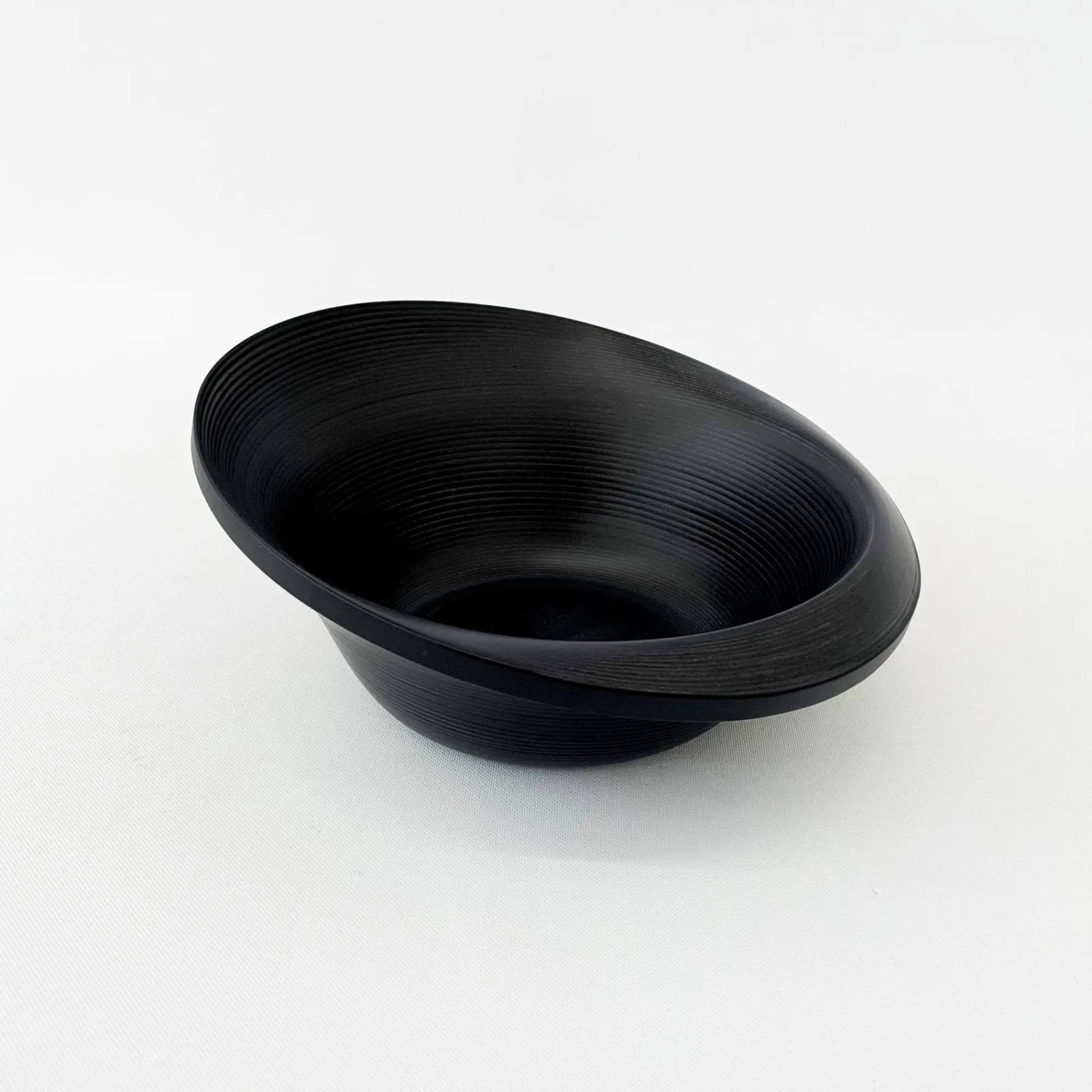 TORTOISE-yellow paper Bunaco Serving*Bunaco Curved Bowl #167