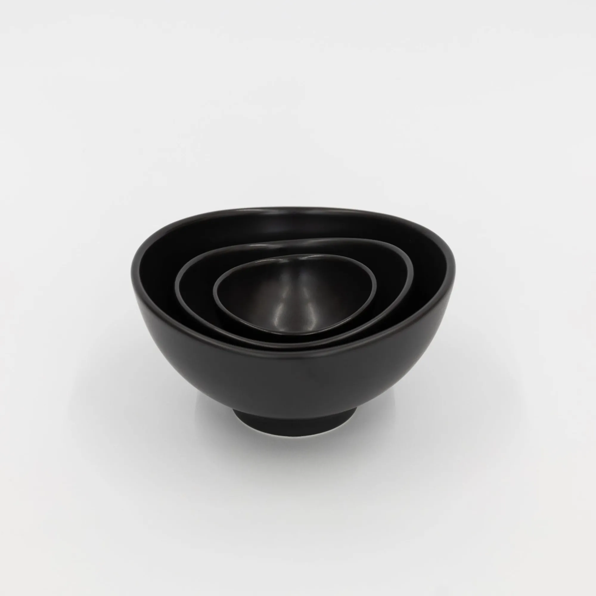 SAIKAI (special order) Eating*Ceramic Japan Infinity Bowls - Black