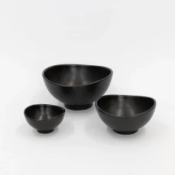 SAIKAI (special order) Eating*Ceramic Japan Infinity Bowls - Black