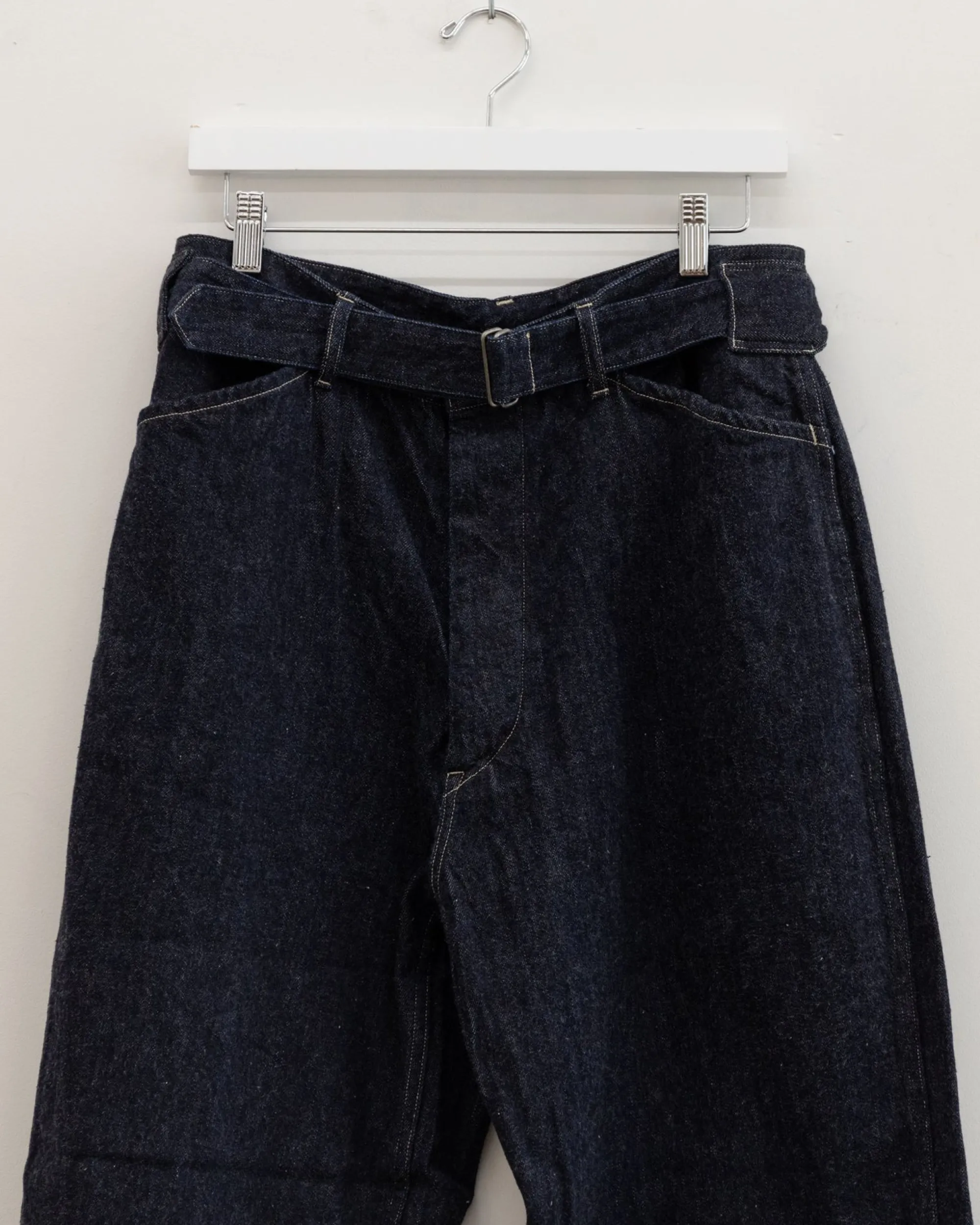 TORTOISE-yellow paper Comoli Apparel*Comoli Denim Belted Pt X01-03001