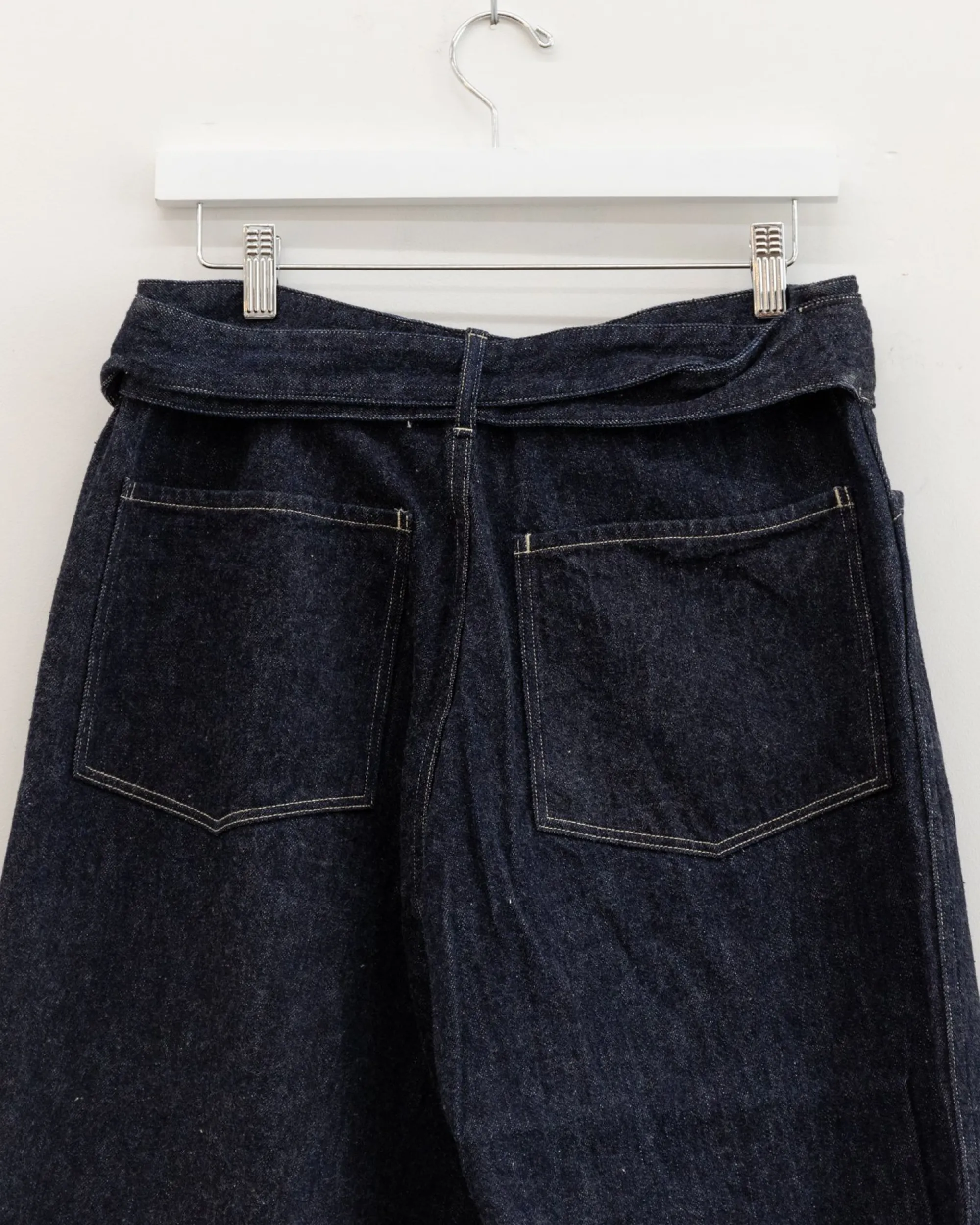 TORTOISE-yellow paper Comoli Apparel*Comoli Denim Belted Pt X01-03001