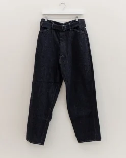 TORTOISE-yellow paper Comoli Apparel*Comoli Denim Belted Pt X01-03001