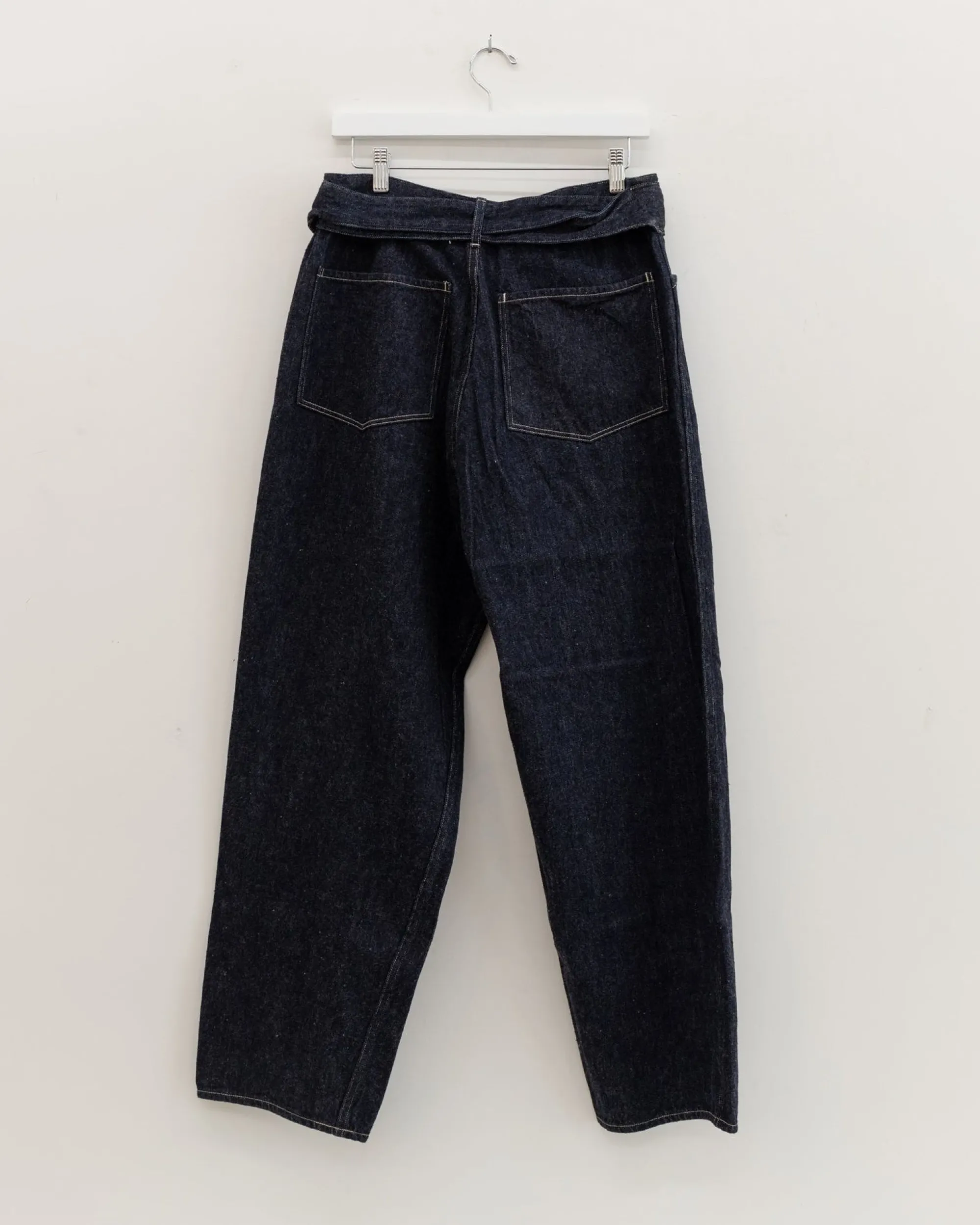 TORTOISE-yellow paper Comoli Apparel*Comoli Denim Belted Pt X01-03001