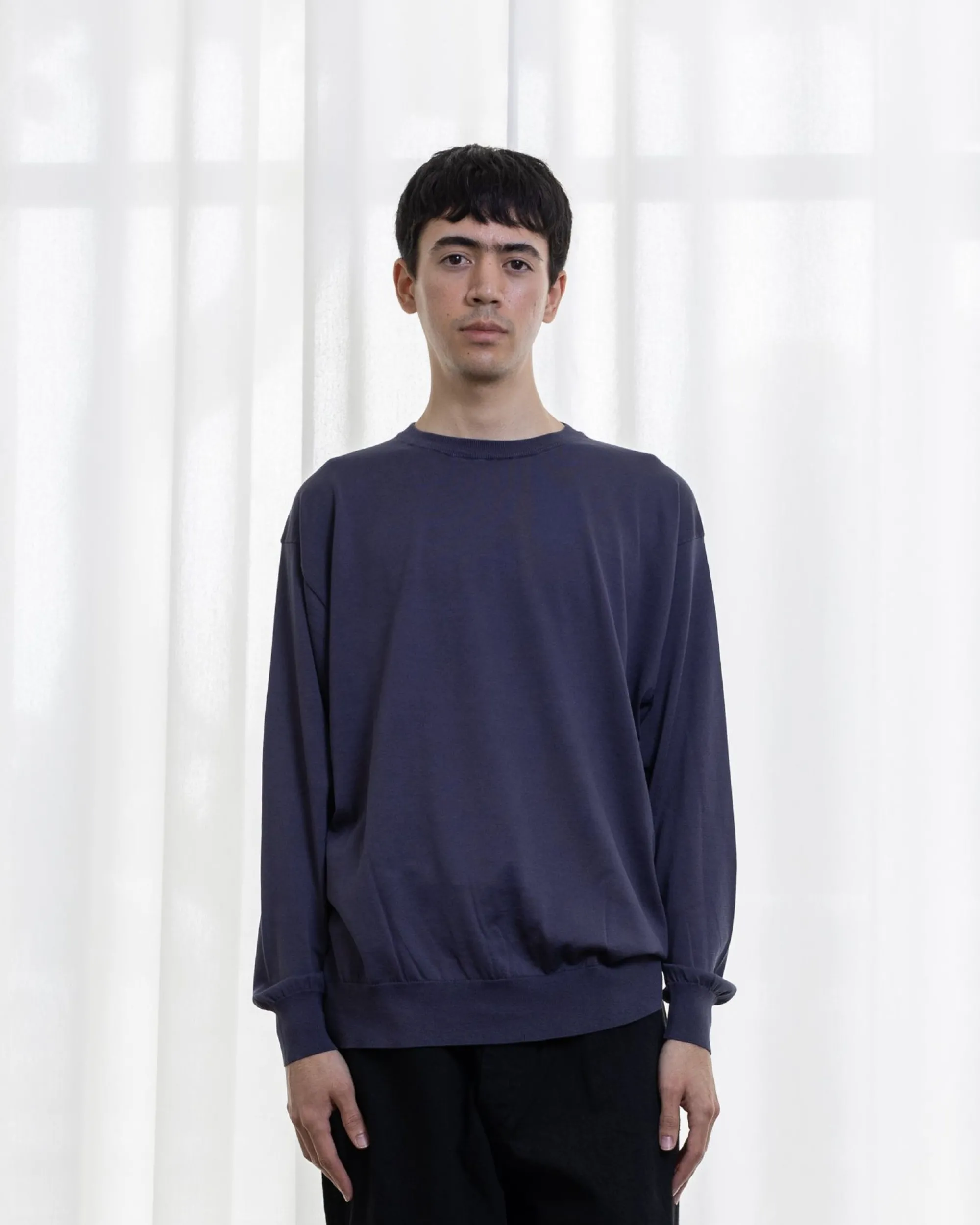 TORTOISE-yellow paper Comoli Apparel*Comoli 18G C/N Knit Po X01-06021