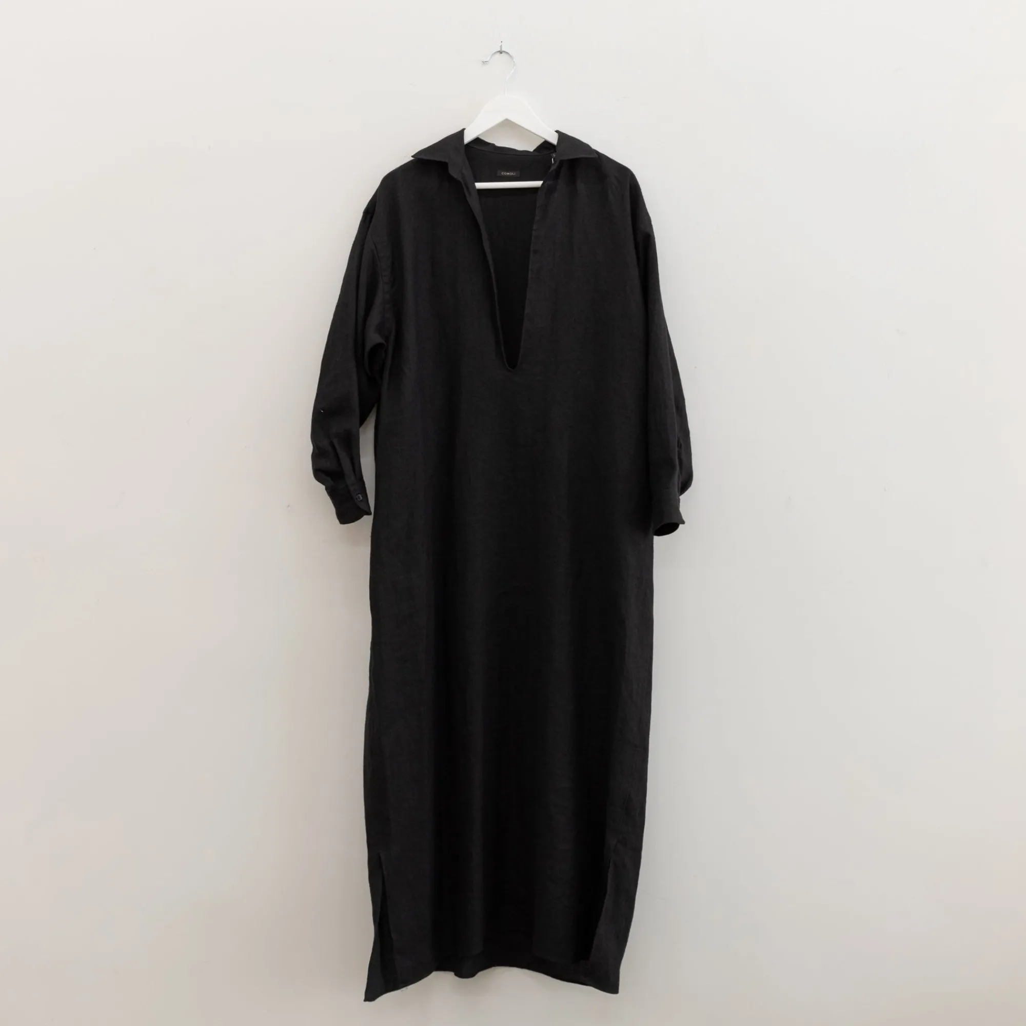 TORTOISE-yellow paper Comoli Apparel*Comoli Hemp Dress X01-02021
