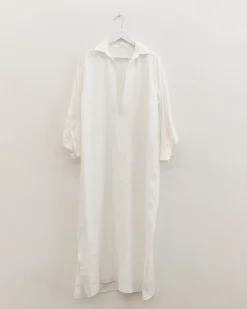 TORTOISE-yellow paper Comoli Apparel*Comoli Hemp Dress X01-02021