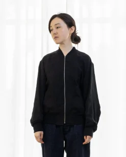 TORTOISE-yellow paper Comoli Apparel*Comoli Linen Double Cloth Zip Blouson X01-01023