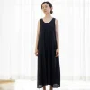 TORTOISE-yellow paper Comoli Apparel*Comoli Wool-Silk Sleeveless Dress X01-02025