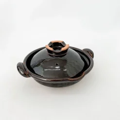 Cultural Exchange Cooking*Dorakugama Kuchitsuki Kuronabe (Black Pot With Lip) (L) (3-4 People)