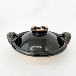 Cultural Exchange Cooking*Dorakugama Kuronabe (L) 13.6" (5-7 People)