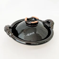 Cultural Exchange Cooking*Dorakugama Kuronabe (L) 13.6" (5-7 People)