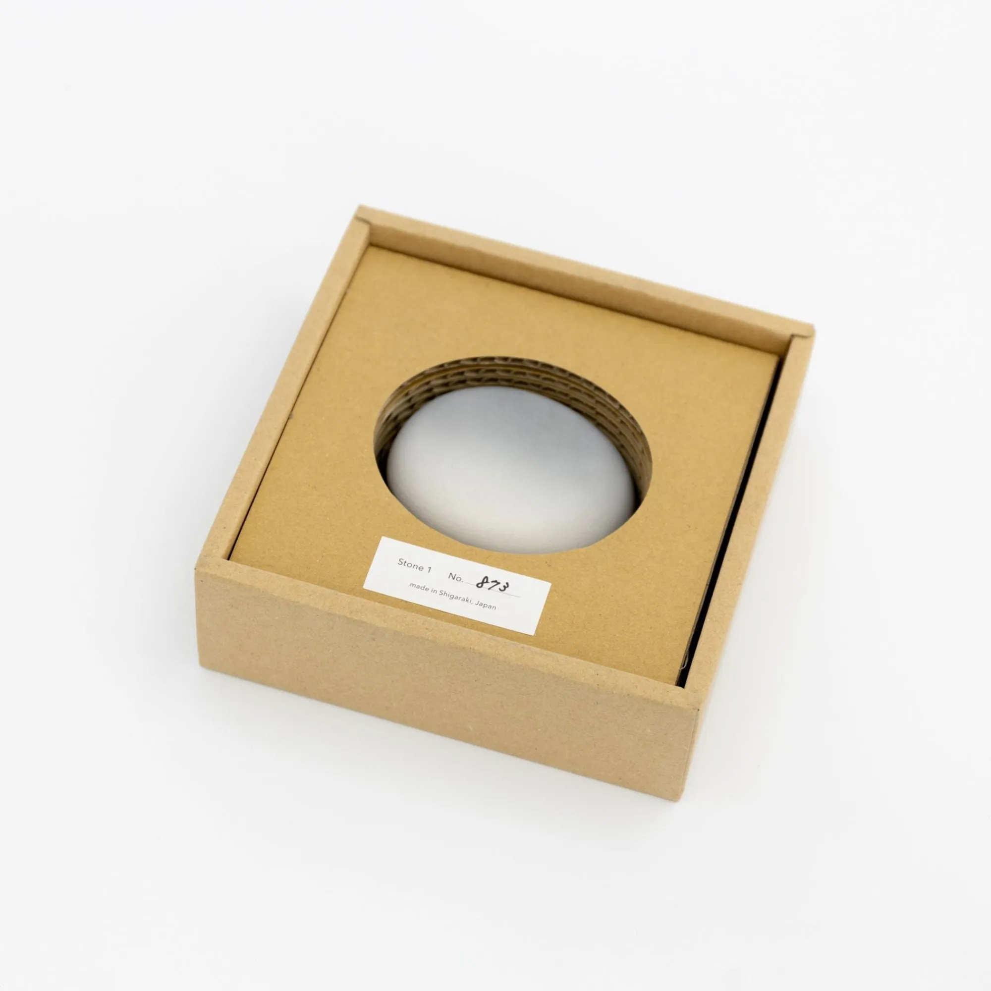 SAIKAI (Others) Soaps & Scents*Elemense Pottery Stone Diffuser In White & Gray