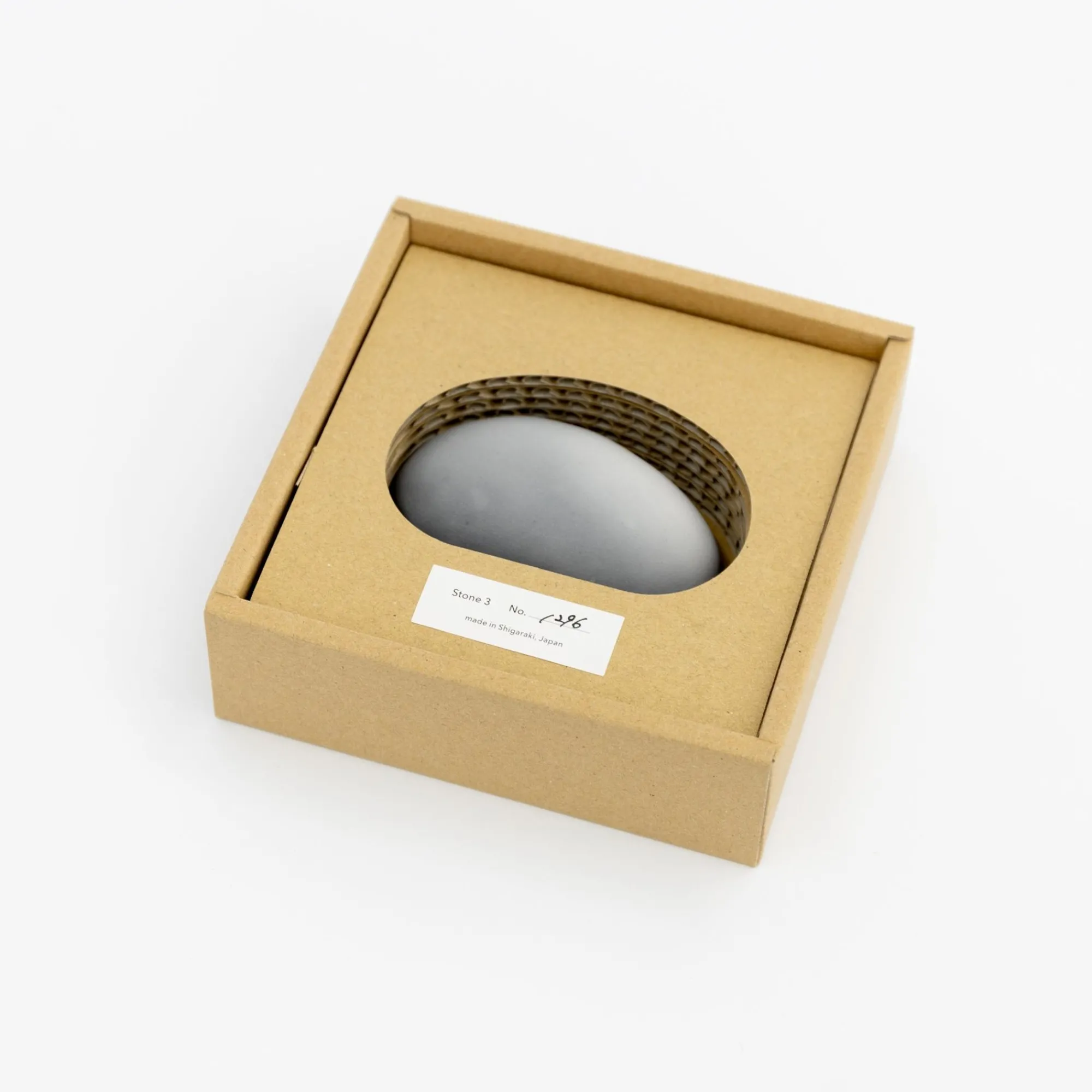 SAIKAI (Others) Soaps & Scents*Elemense Pottery Stone Diffuser In White & Gray
