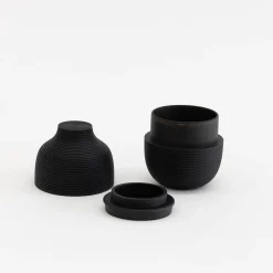 TORTOISE-yellow paper Gato Storing*Gato Mikio Karmi Tea Canisters