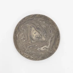 TORTOISE-yellow paper Gena Kuwan Drinking*Gena Kuwan Ceramic Plate Large - White