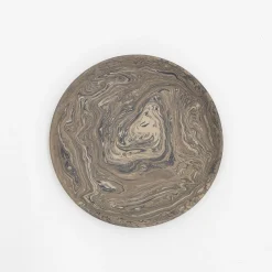 TORTOISE-yellow paper Gena Kuwan Drinking*Gena Kuwan Ceramic Plate Large - White