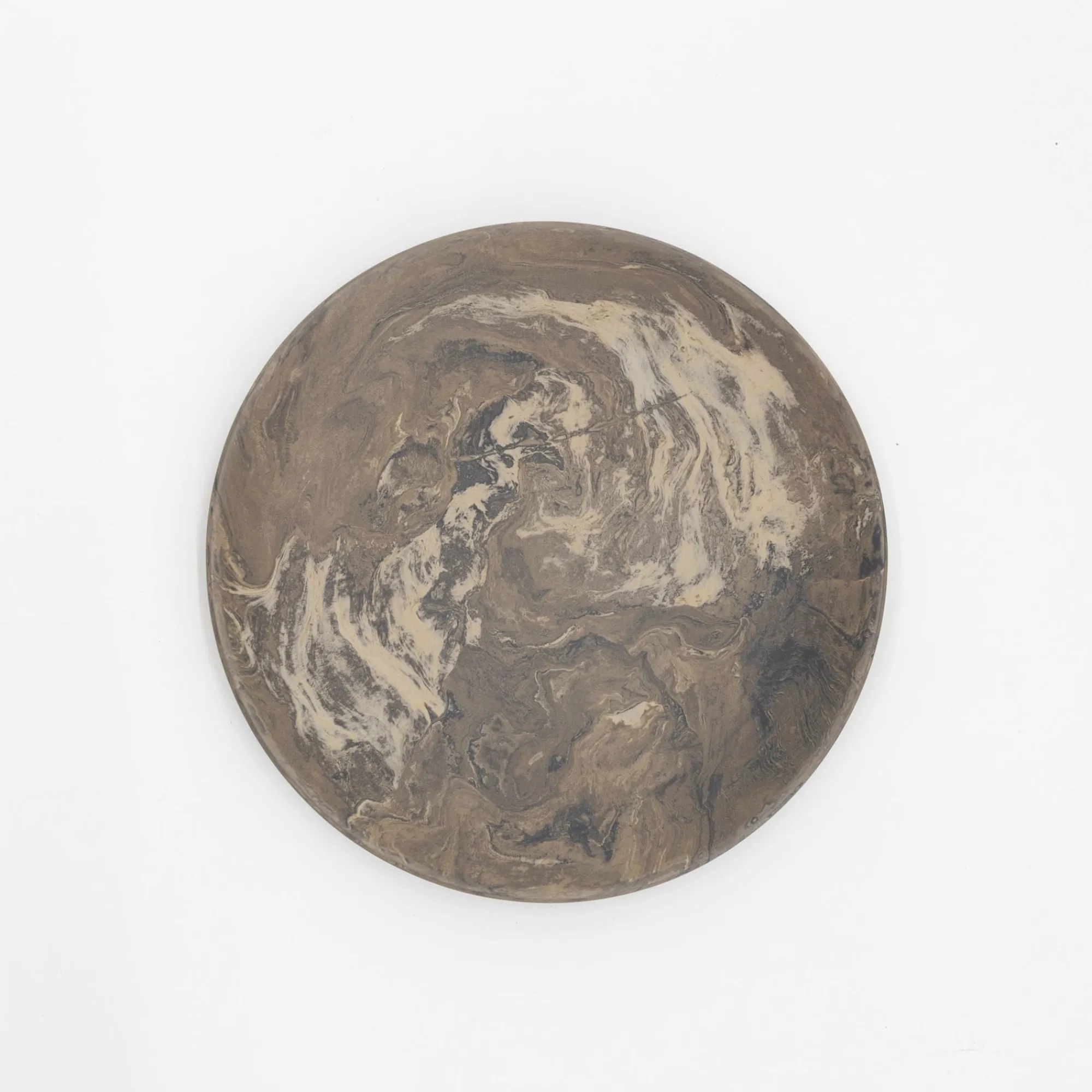 TORTOISE-yellow paper Gena Kuwan Drinking*Gena Kuwan Ceramic Plate Large - White