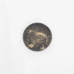 TORTOISE-yellow paper Gena Kuwan Home Decor*Gena Kuwan Ceramic Plate - Black