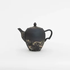 TORTOISE-yellow paper Gena Kuwan Drinking*Gena Kuwan Ceramic Teapot - Black