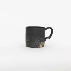 TORTOISE-yellow paper Gena Kuwan Drinking*Gena Kuwan Coffee Cup - Black