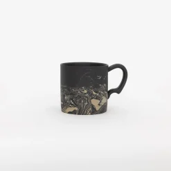 TORTOISE-yellow paper Gena Kuwan Drinking*Gena Kuwan Coffee Cup - Black