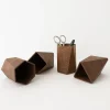 SAIKAI (Others) Office*Geometric Wood Pen Holders
