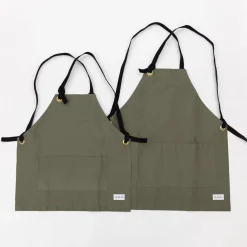 G.K.P. Cooking*G.K.P Kids Apron - Ages 7 To 12 (Olive Color Only)