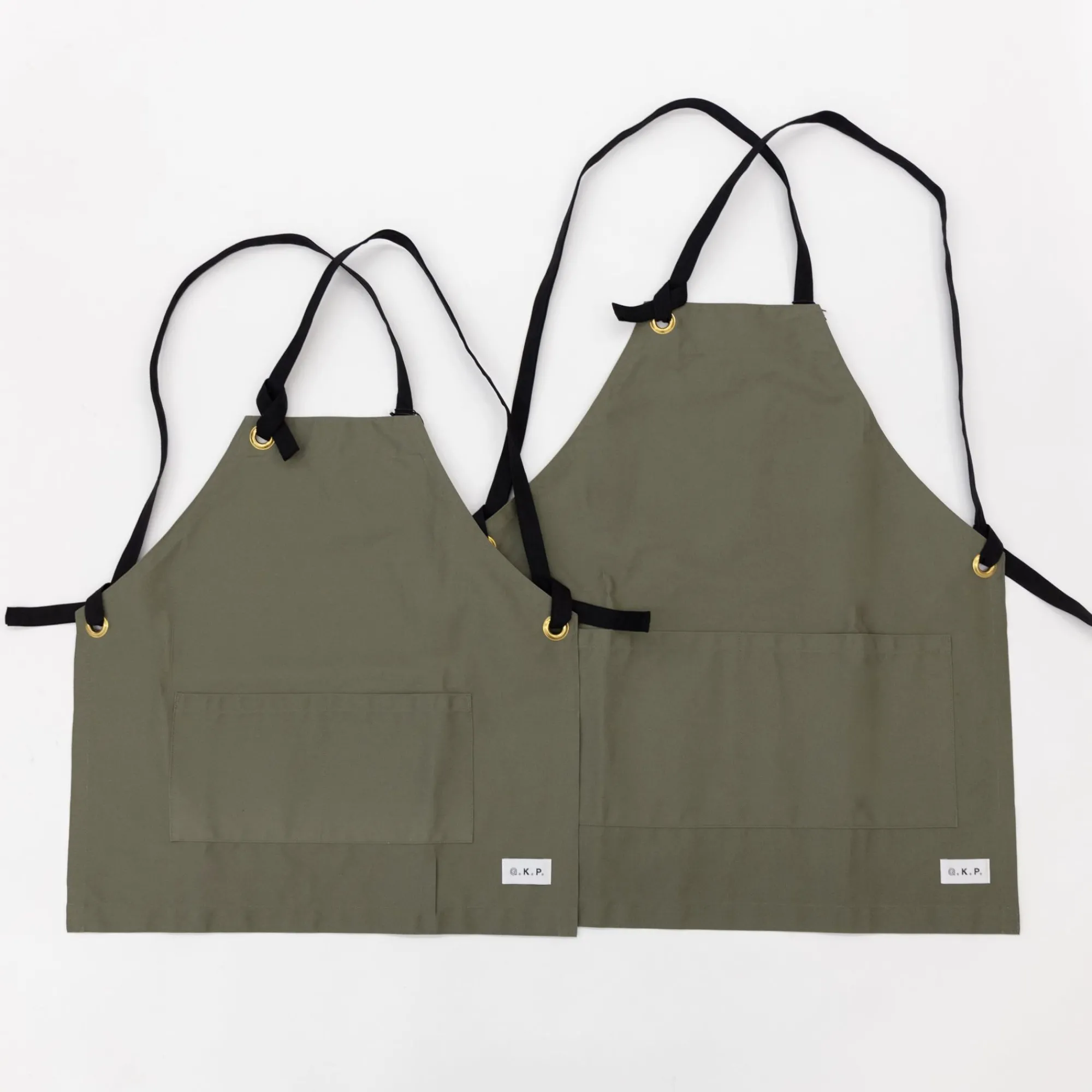 G.K.P. Cooking*G.K.P Kids Apron - Ages 7 To 12 (Olive Color Only)