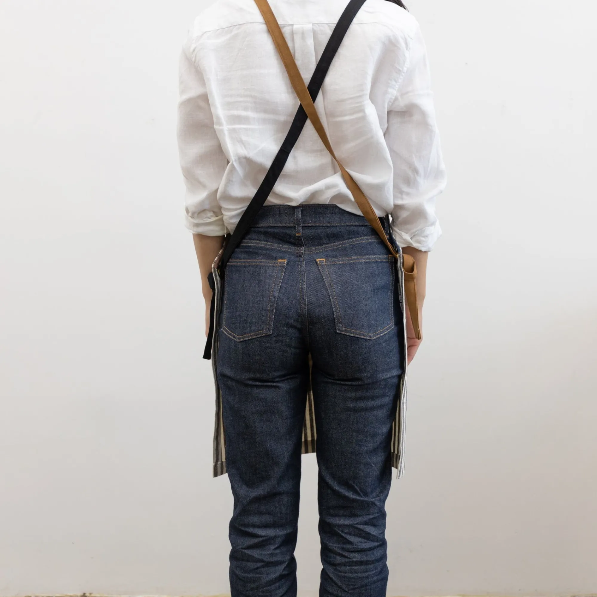 G.K.P. Apparel*Shorter Apron - Upcycled