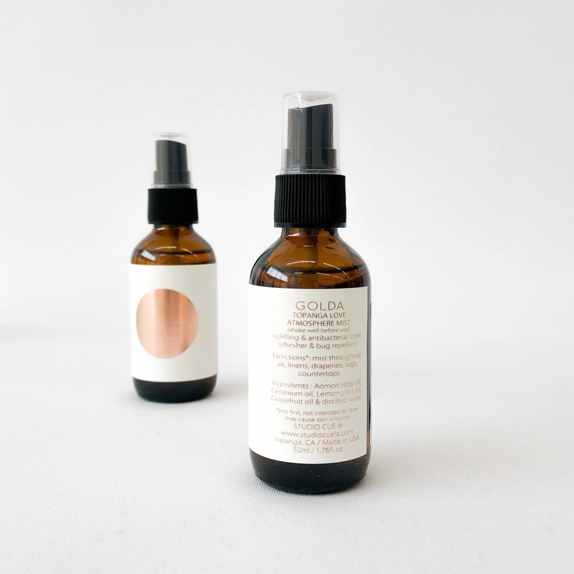studio cue Soaps & Scents*Golda Atmosphere Sprays 2Oz